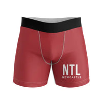 Thumbnail for Newcastle Airport (NTL) Men Boxers - Code - Red