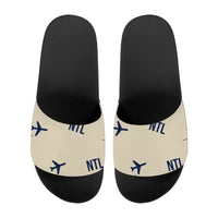 Thumbnail for Newcastle Airport (NTL) Slippers & Flip Flops - Slippers - Sport - Pattern - Beige