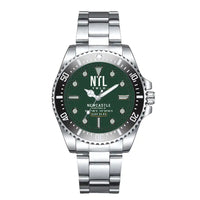 Thumbnail for Newcastle Airport (NTL) Aviator Watches - Classic - Dark Green - Premium Diver - Black