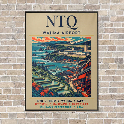 NTQ - Poster - Canvas Framed - Beige