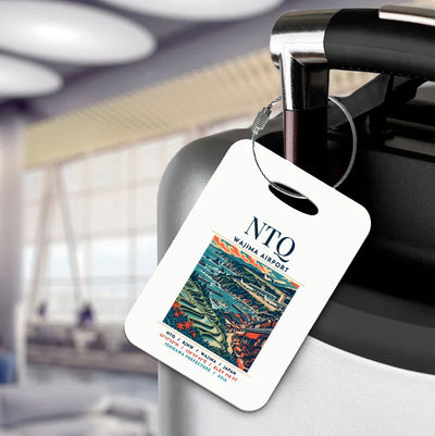 NTQ - Poster - Luggage Tag - White
