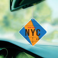 Thumbnail for NYC - New York Luggage Tag Designed Car Air Fresheners