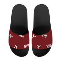 Thumbnail for Stockholm Skavsta Airport (NYO) Slippers & Flip Flops - Slippers - Sport - Pattern - Dark Red