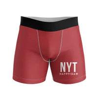 Thumbnail for Naypyidaw Airport (NYT) Men Boxers - Code - Red
