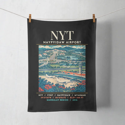 NYT - Poster - Towel - Black
