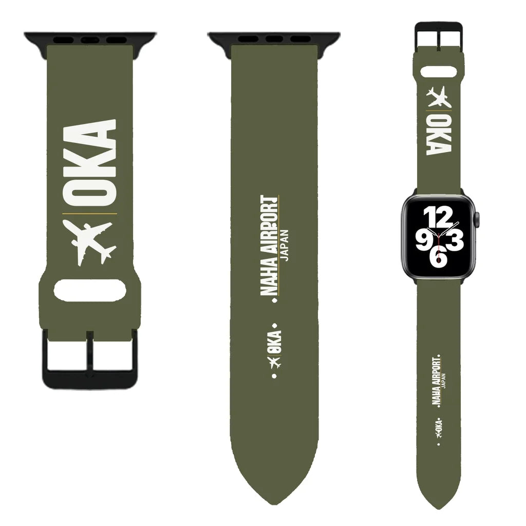 WBV6 | Naha Airport OKA | Green Army (Metal Buckle)