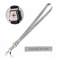 Thumbnail for Naivasha City Series seat belt lanyard - light gray