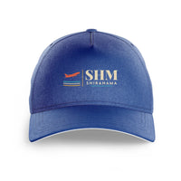 Thumbnail for Nanki-Shirahama Airport (SHM) printed hat - blue