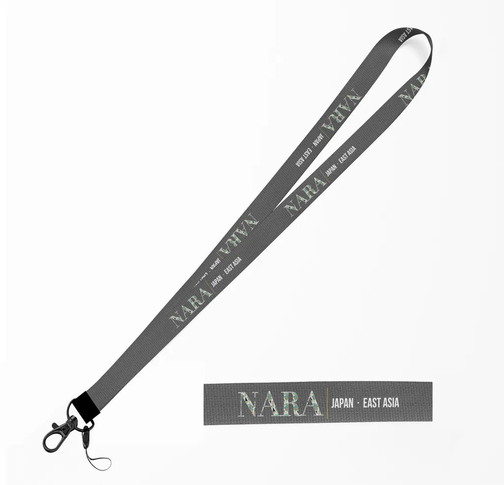 Nara City Series lanyard - gray