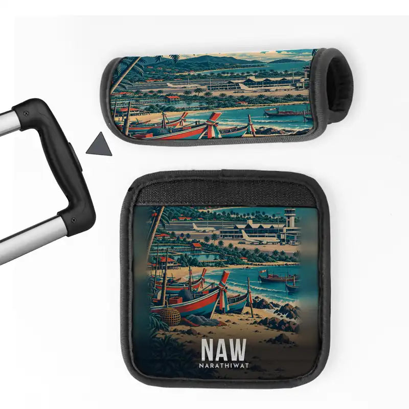 Narathiwat Airport (NAW) Luggage Handle Covers - 3D Full Print