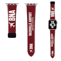 Thumbnail for WBV6 | Nashville International Airport BNA | Dark Red (Magnetic Band)