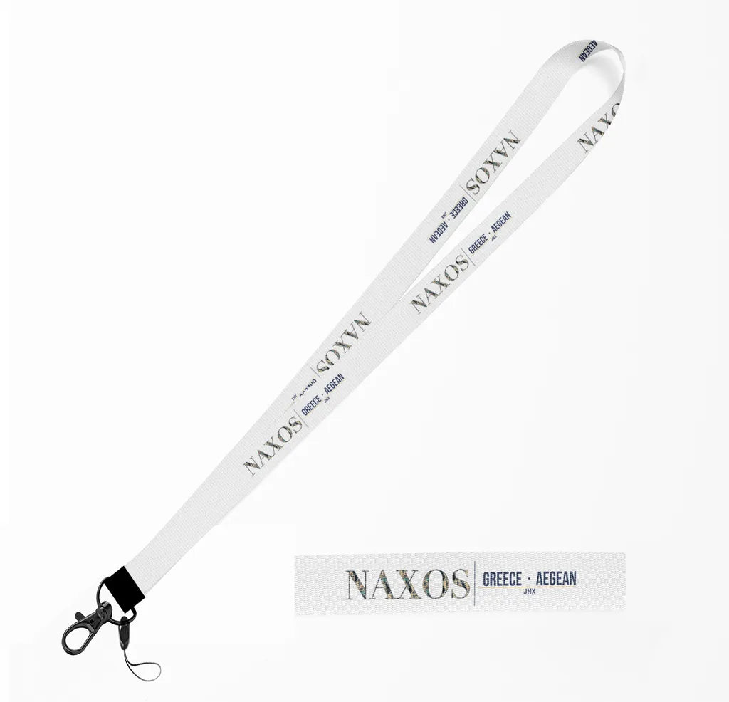 Naxos City Series lanyard - white