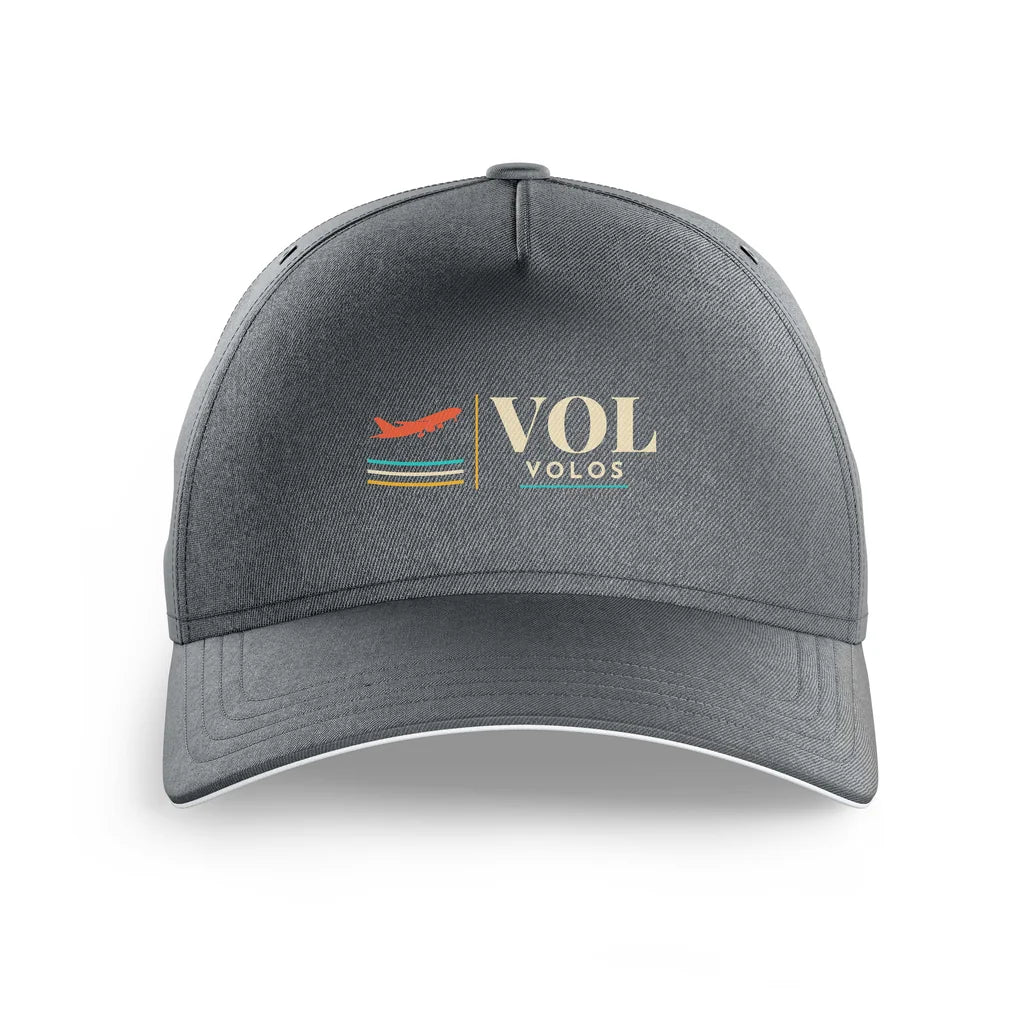 Nea Anchialos National Airport (VOL) printed hat - gray