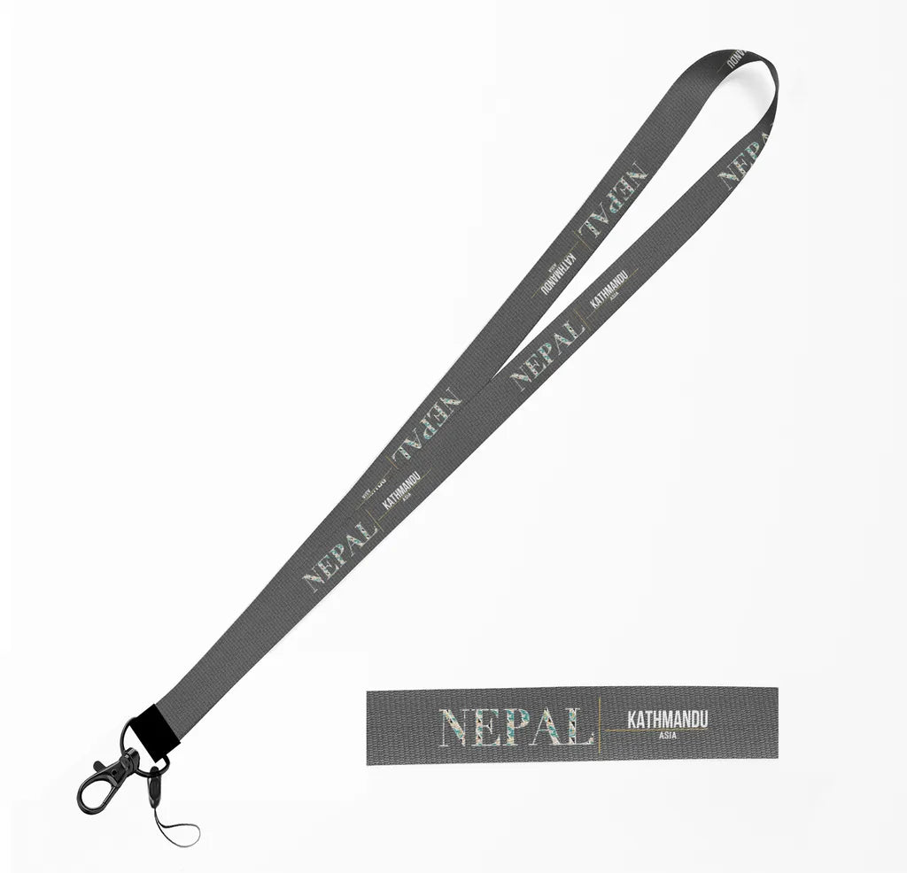 Nepal Country Series lanyard - gray