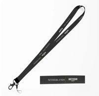 Thumbnail for Netherlands Country Series lanyard - black
