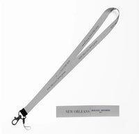 Thumbnail for New Orleans City Series lanyard - light gray