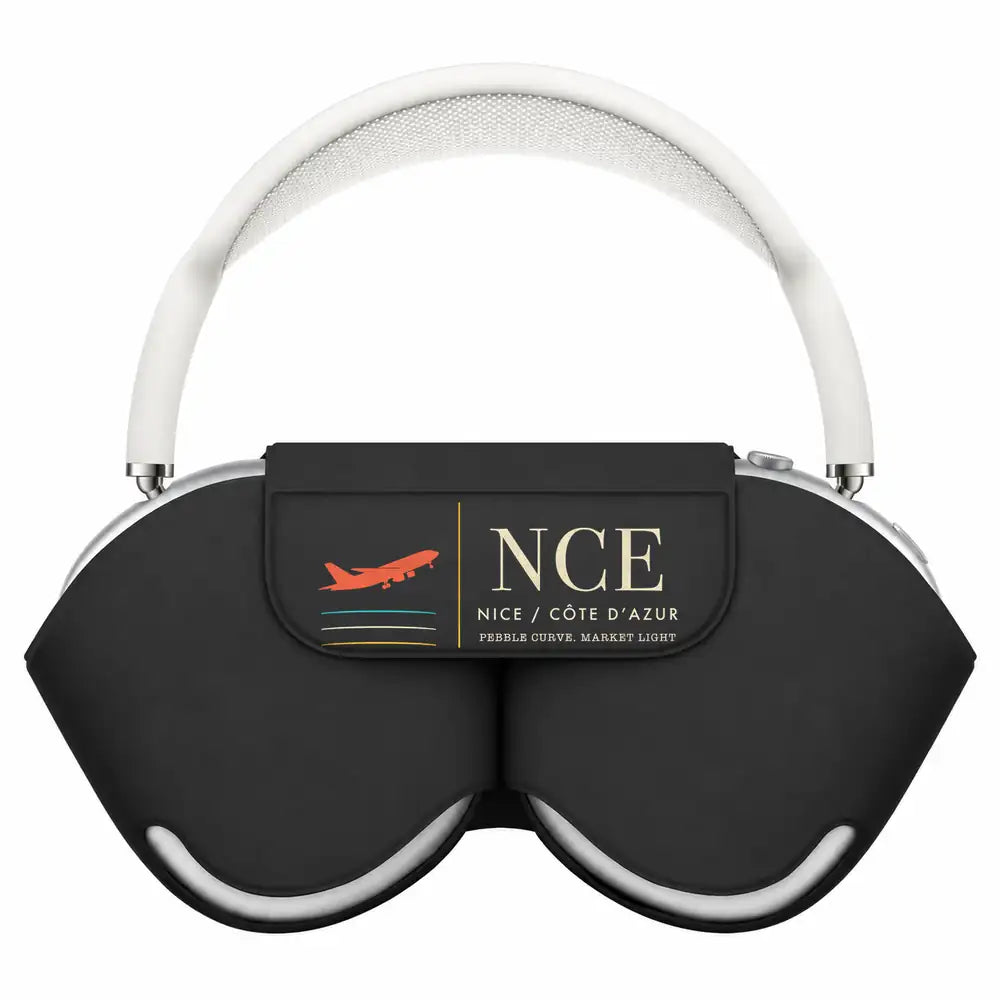 Nice Côte d’Azur Airport (NCE) AirPods Max Cases - Black