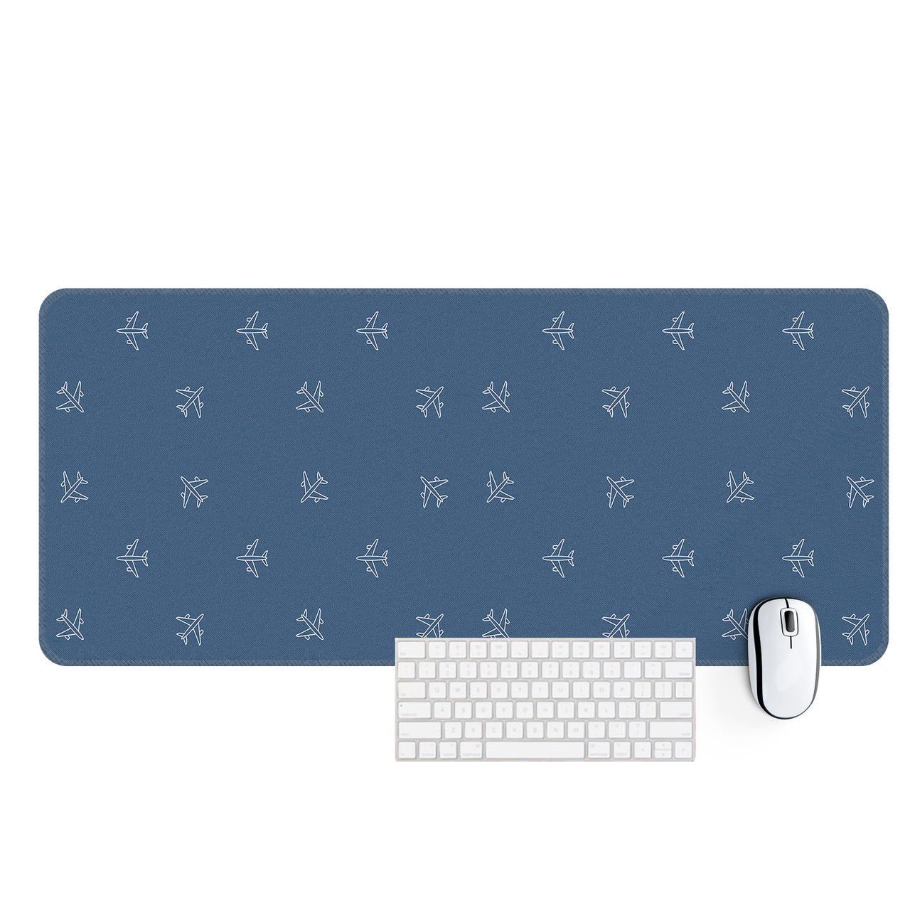 Nice Airplanes (Blue) Designed Desk Mats