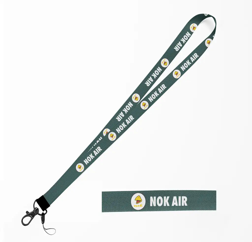 Nok Airlines lanyard - dark green