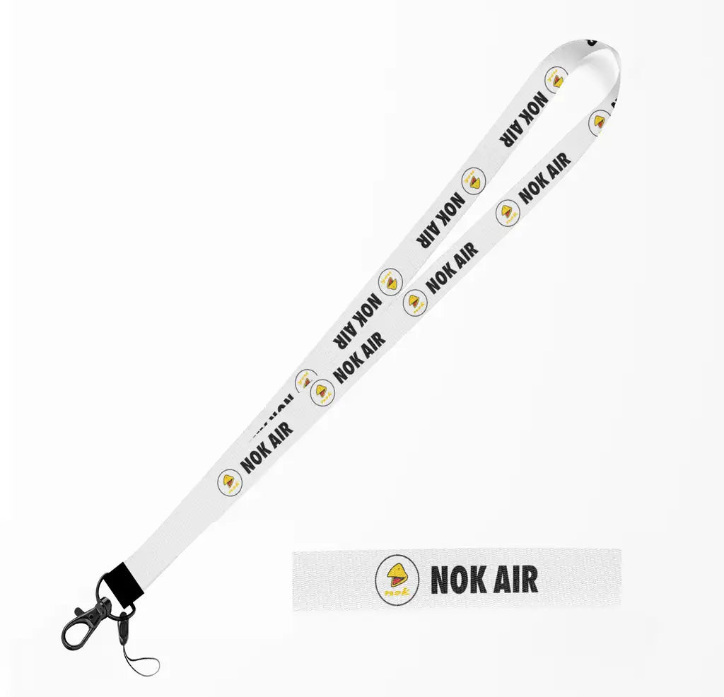 Nok Airlines lanyard - white
