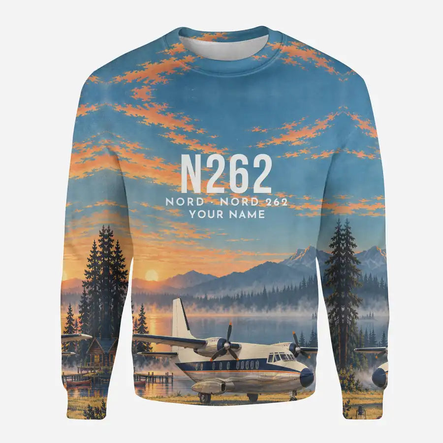 Nord 262A 3D All-Over Print Clothing - Sweatshirt - 3D + Name