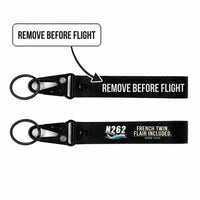 Thumbnail for Nord 262A Hawk-Shaped Key Chains - Black - Cartoon - Remove Before Flight