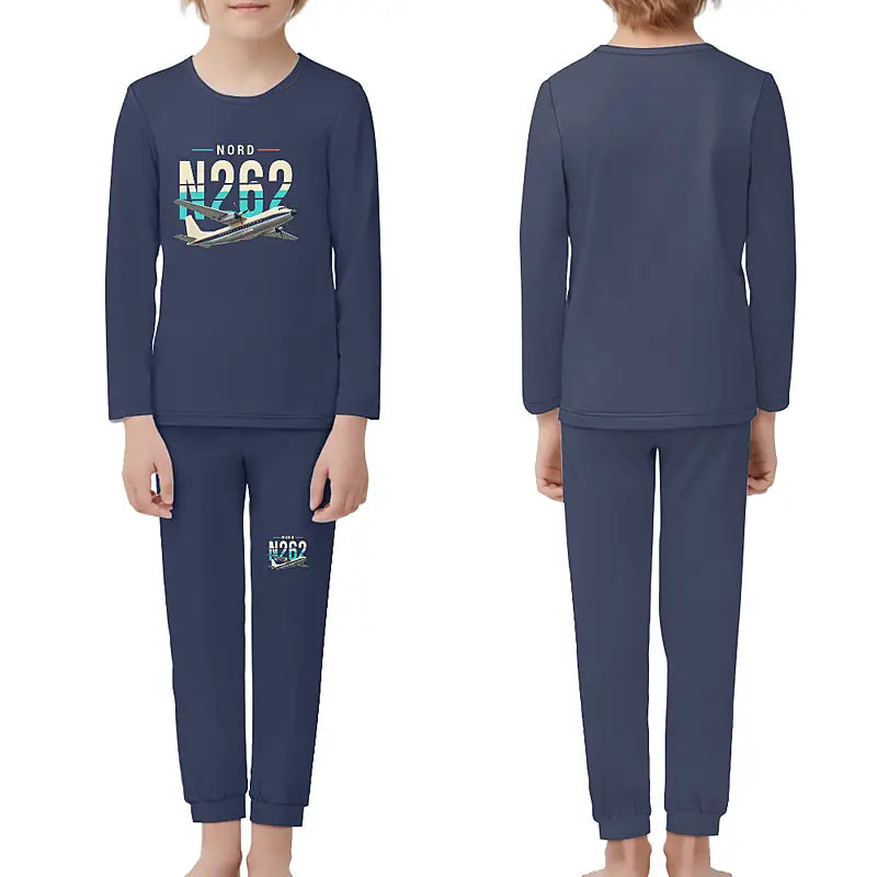 Nord 262A - Children Pajamas - Original Chest - Navy Blue