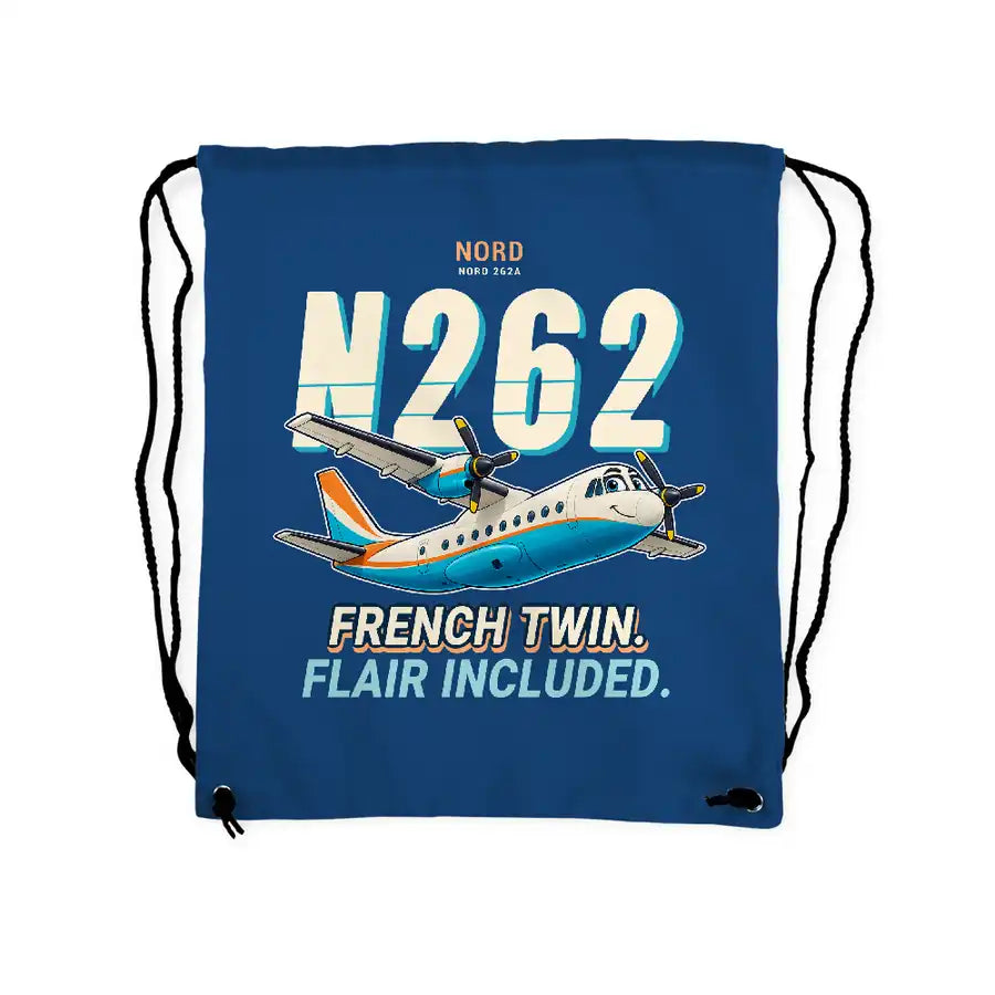 Nord 262A - Drawstring Bag - Cartoon - Blue