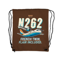 Thumbnail for Nord 262A - Drawstring Bag - Cartoon - Brown