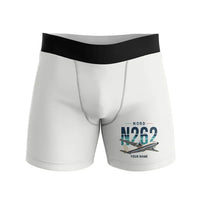 Thumbnail for Nord 262A - Men Boxers - Original + Name - White