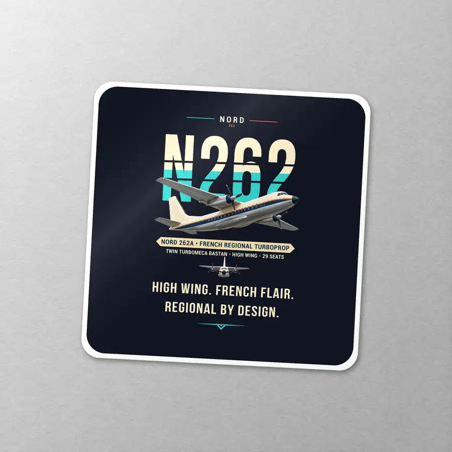 Nord 262A - Original - Square Sticker - Close-up