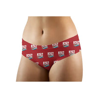 Thumbnail for Nord 262A - Women Panties - Cartoon Pattern - Red - Front