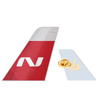 Thumbnail for Nordwind Airlines Designed Tail Shape Badges & Pins