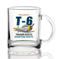 Thumbnail for North American T-6G Texan - Cartoon - Coffee & Tea Glass