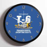 Thumbnail for North American T-6G Texan - Cartoon - Framed - Blue