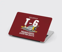 Thumbnail for North American T-6G Texan - Cartoon - MacBook Case - Dark Red