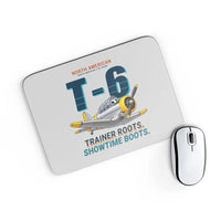 Thumbnail for North American T-6G Texan - Cartoon - Mouse Pad - Light Gray