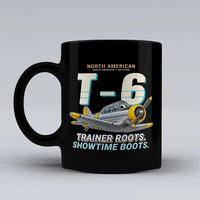 Thumbnail for North American T-6G Texan - Cartoon - Mug - Black