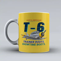 Thumbnail for North American T-6G Texan - Cartoon - Mug - Yellow