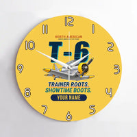Thumbnail for North American T-6G Texan - Cartoon + Name - No Frame - Yellow