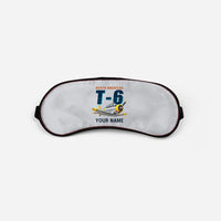 Thumbnail for North American T-6G Texan - Cartoon + Name - Sleep Mask - Light Gray