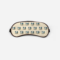 Thumbnail for North American T-6G Texan - Cartoon Pattern - Sleep Mask - Beige