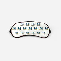 Thumbnail for North American T-6G Texan - Cartoon Pattern - Sleep Mask - White