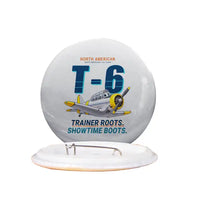 Thumbnail for North American T-6G Texan - Cartoon - Pin - Light Gray