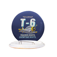 Thumbnail for North American T-6G Texan - Cartoon - Pin - Navy Blue
