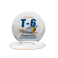 Thumbnail for North American T-6G Texan - Cartoon - Pin - White