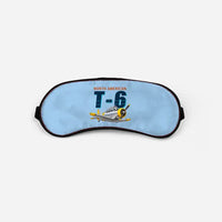 Thumbnail for North American T-6G Texan - Cartoon - Sleep Mask - Light Blue