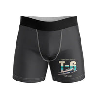 Thumbnail for North American T-6G Texan - Men Boxers - Original + Name - Black