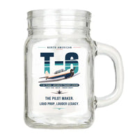 Thumbnail for North American T-6G Texan - Original - Cocktail Glass (Mason Jar)