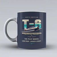 Thumbnail for North American T-6G Texan - Original - Mug - Dark Blue